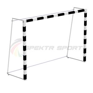 Купить Ворота мини-футбольные без сетки 2х3х1 м. профиль 80х80 с закладными (добров. сертификат) в Янауле 
